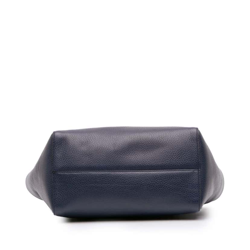 Gucci Small Leather Swing Tote Blue Leather Good condition - Inside View