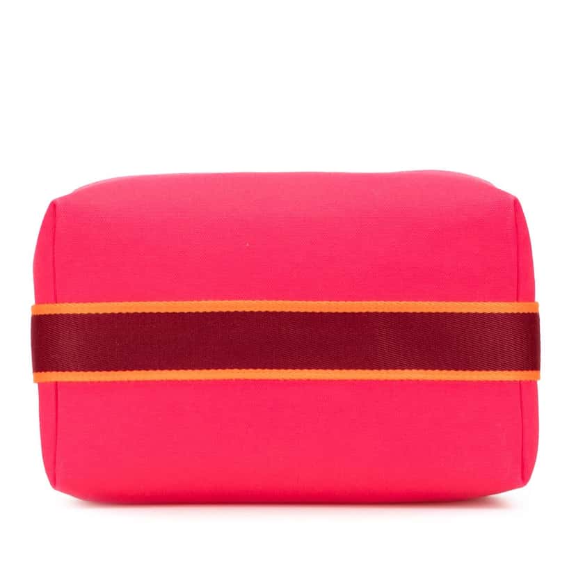 Hermès Large Canvas Bride A Brac Pink Canvas Good condition - Inside View