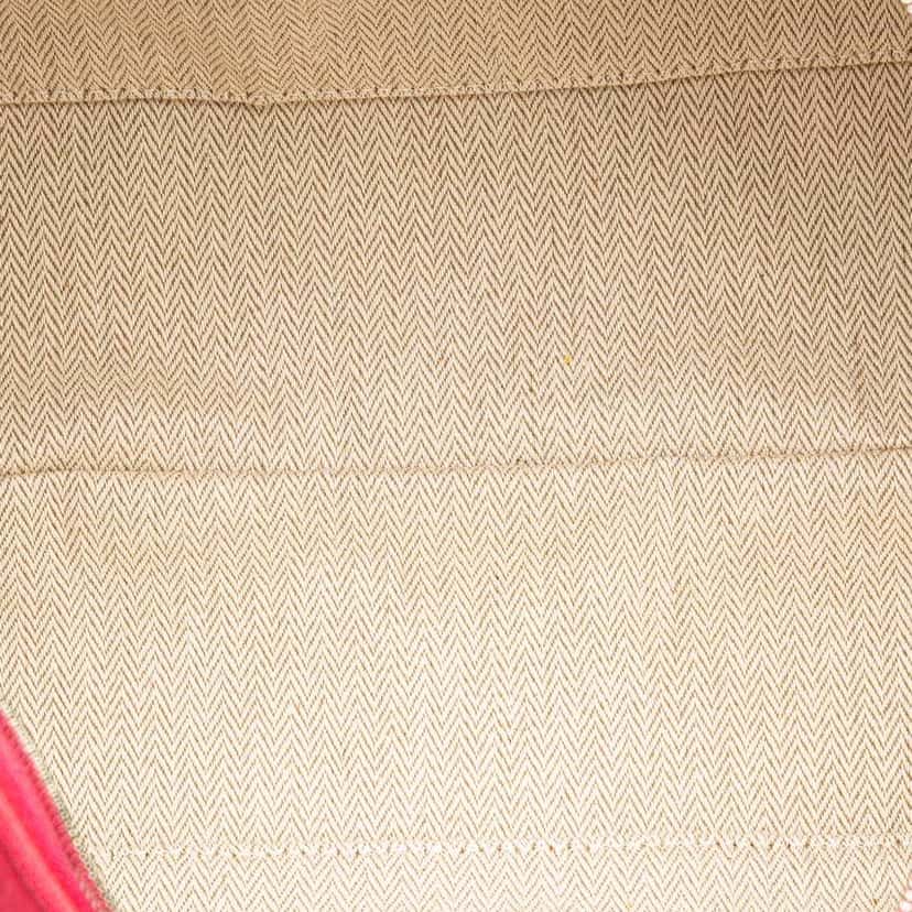 Hermès Large Canvas Bride A Brac Pink Canvas Good condition - Model View