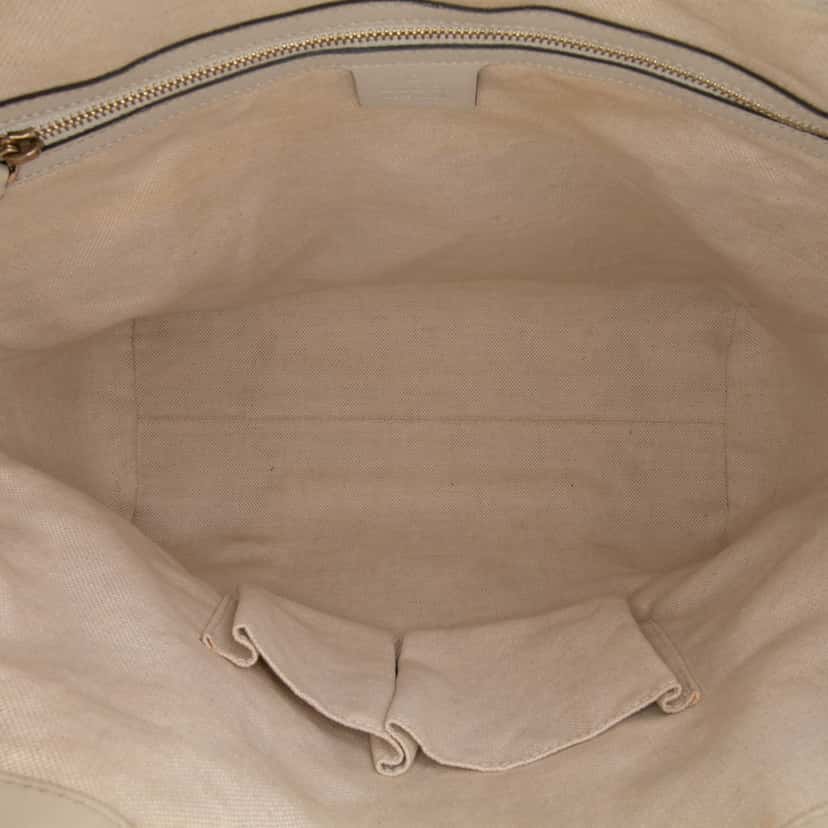 Gucci Guccissima Mayfair Tote Brown Leather Fair condition - Model View