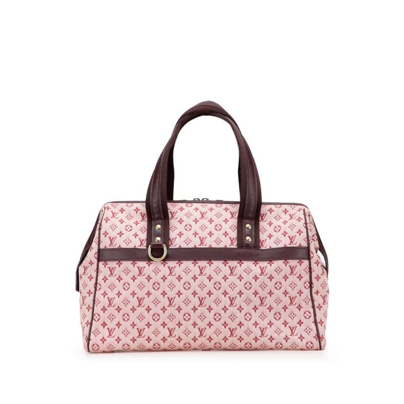 Louis Vuitton Monogram Mini Lin Josephine GM Red Canvas Fair condition - Front View