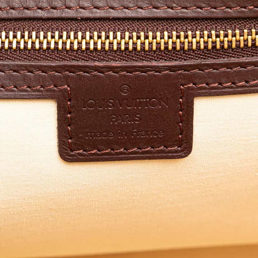 Louis Vuitton Monogram Mini Lin Josephine GM Red Canvas Fair condition - Box View