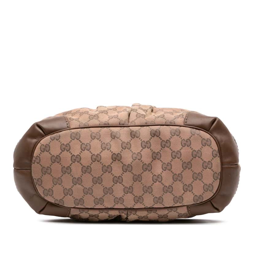 Gucci GG Canvas Sukey Satchel Brown Canvas Fair condition - Inside View