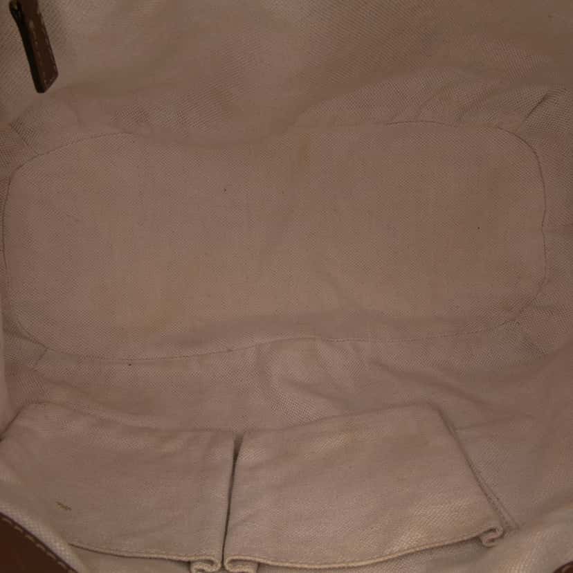 Gucci GG Canvas Sukey Satchel Brown Canvas Fair condition - Model View