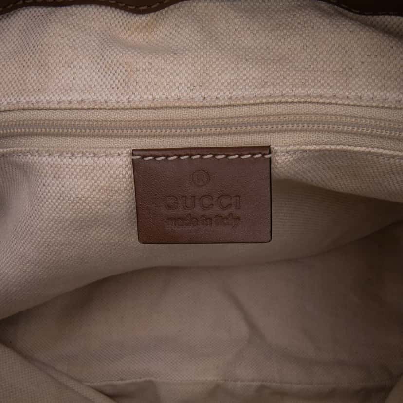 Gucci GG Canvas Sukey Satchel Brown Canvas Fair condition - Box View