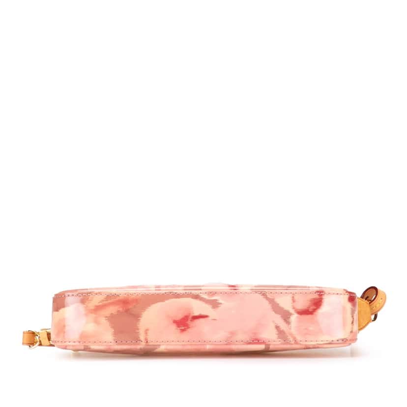 Louis Vuitton Monogram Vernis Ikat Pochette Accessoires Pink Leather Good condition - Inside View