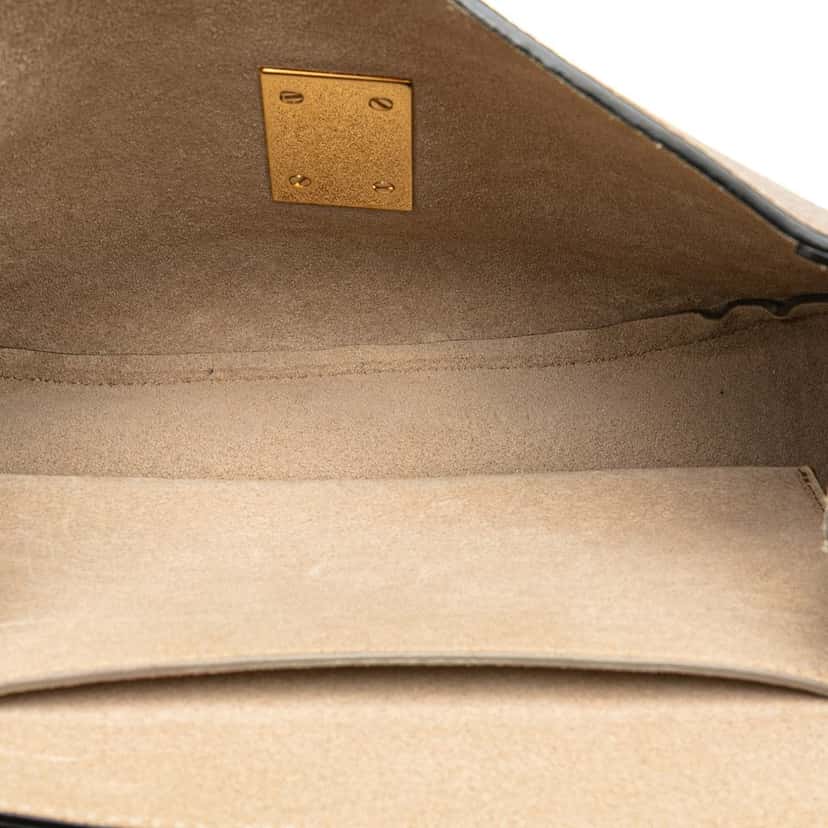 Chloé Small Leather Drew Crossbody Brown Leather Good condition - Model View