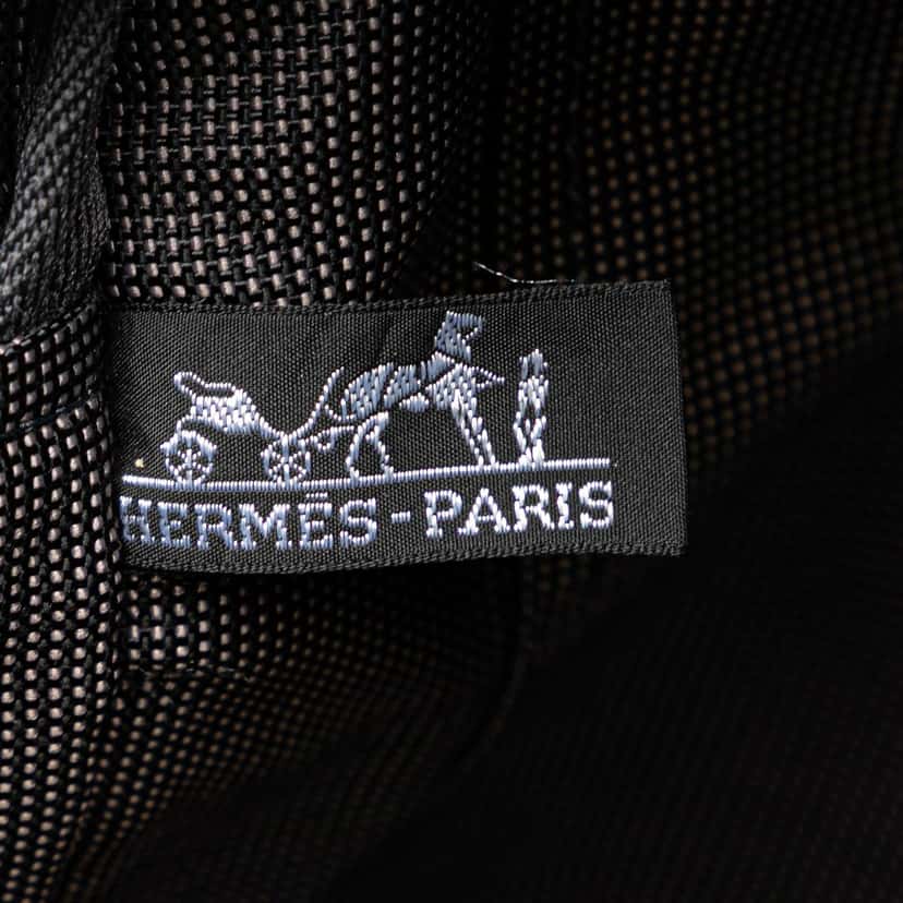 Hermès Canvas Herline GM Grey Canvas Fair condition - Box View
