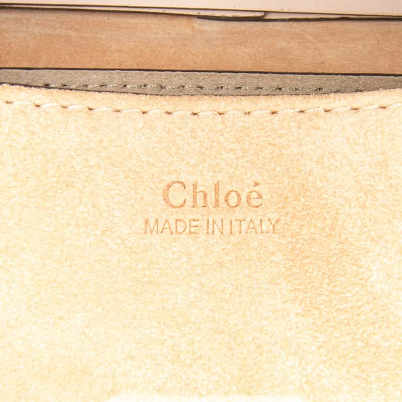 Chloé Mini Suede and Calfskin Drew Crossbody Brown Leather Good condition - Box View