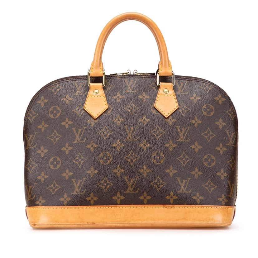 Louis Vuitton Monogram Alma PM Brown Canvas Good condition - Front View