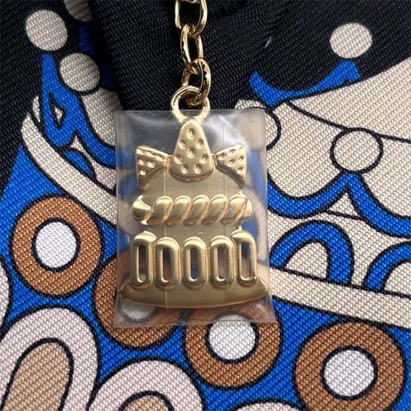 Hermès La Patisserie Francaise Silk Twilly Scarf Black Silk Good condition - Box View