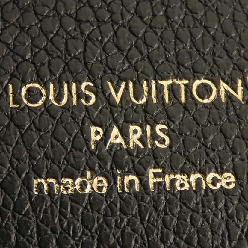 Louis Vuitton Monogram Empreinte Victorine Wallet Black Leather Good condition - Model View
