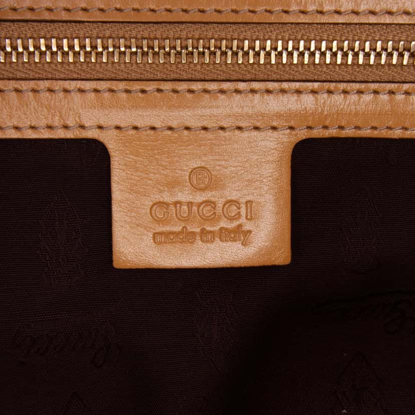 Gucci GG Canvas Web Tassel Tote Brown Canvas Good condition - Box View