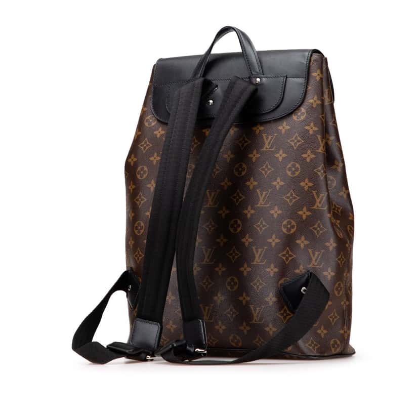 Louis Vuitton Monogram Macassar Palk Backpack Brown Canvas Good condition - Back View