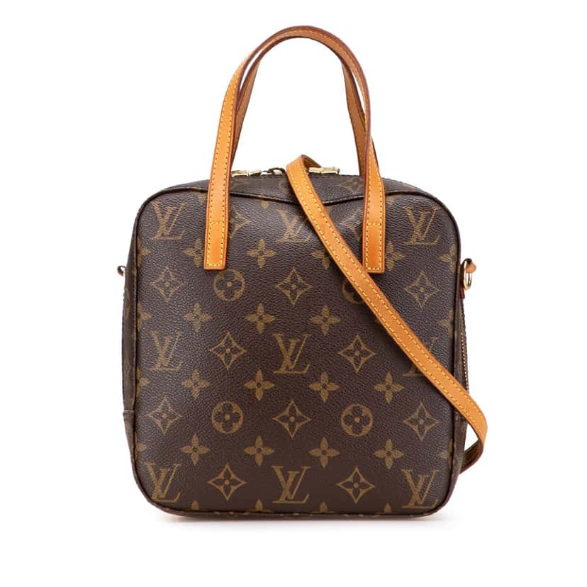 Louis Vuitton Monogram Spontini Brown Canvas Fair condition - Front View