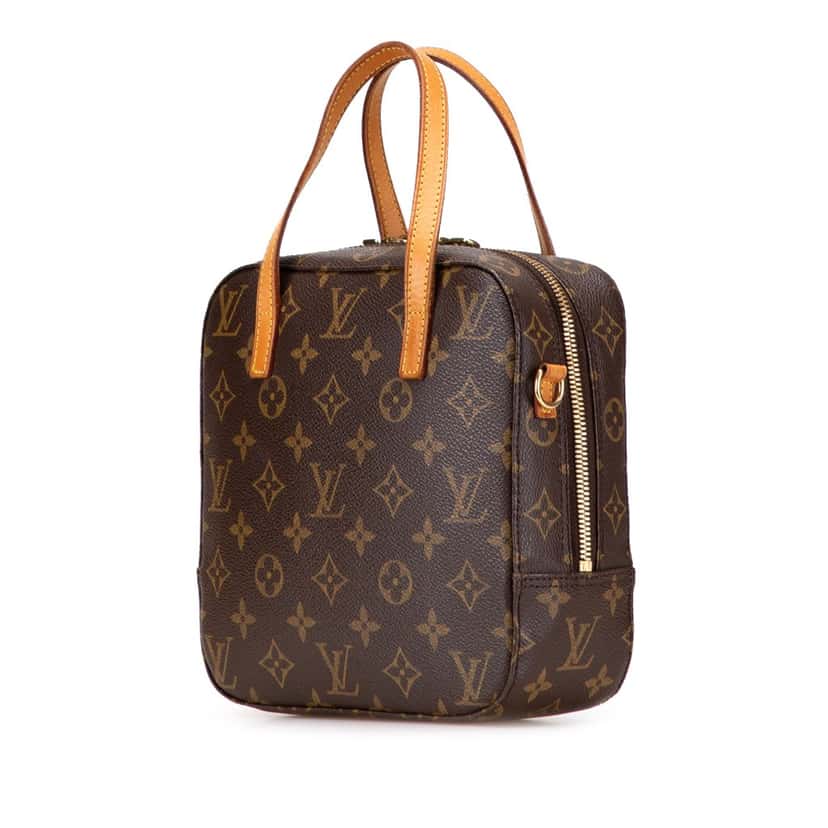 Louis Vuitton Monogram Spontini Brown Canvas Fair condition - Back View