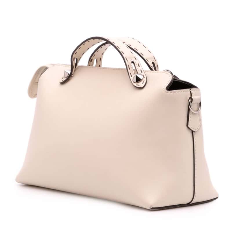 Fendi Medium Leather By The Way Satchel Brown Leather Good condition - Back View