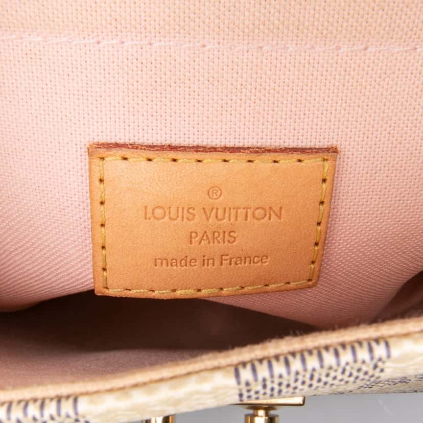 Louis Vuitton Damier Azur Croisette White Canvas Good condition - Box View