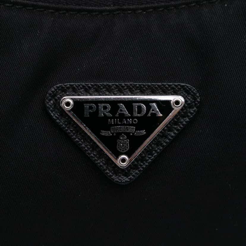Prada Mini Tessuto Re Edition 2005 Satchel Black Good condition - Box View