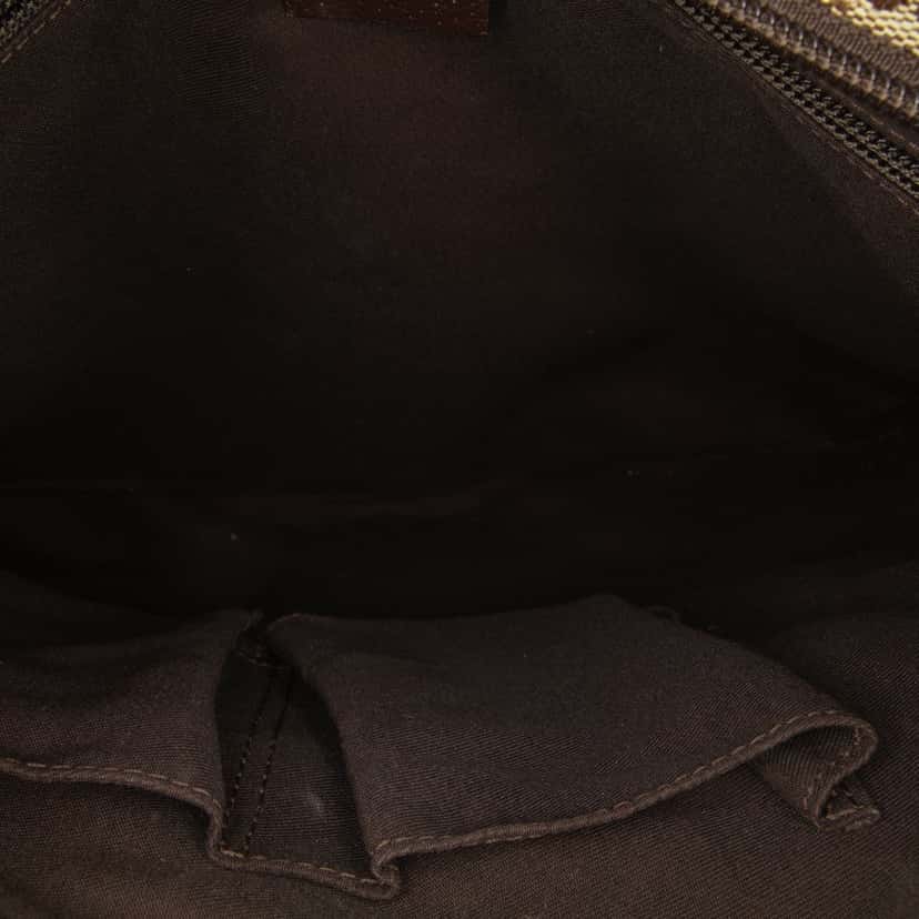 Gucci GG Canvas Web Crossbody Brown Canvas Good condition - Model View