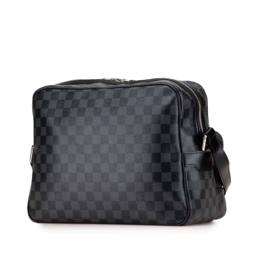 Louis Vuitton Damier Graphite Sac Leoh Black Canvas Good condition - Back View
