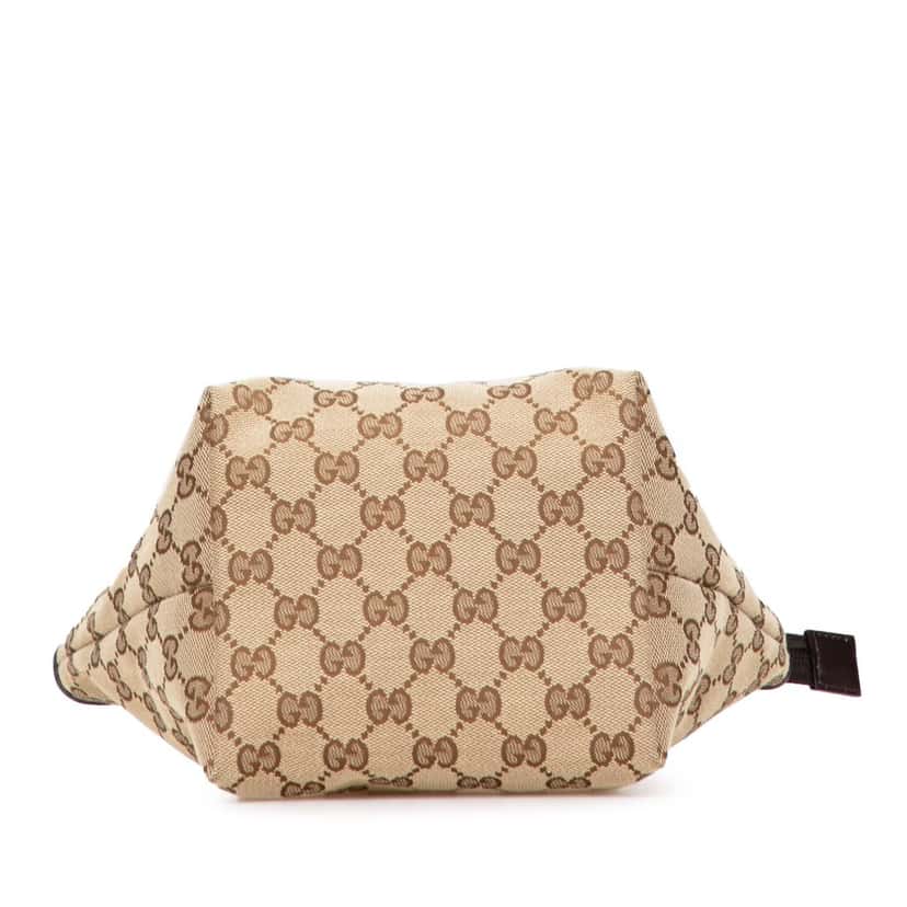 Gucci Mini GG Canvas Web Childrens Handbag Brown Canvas Good condition - Inside View