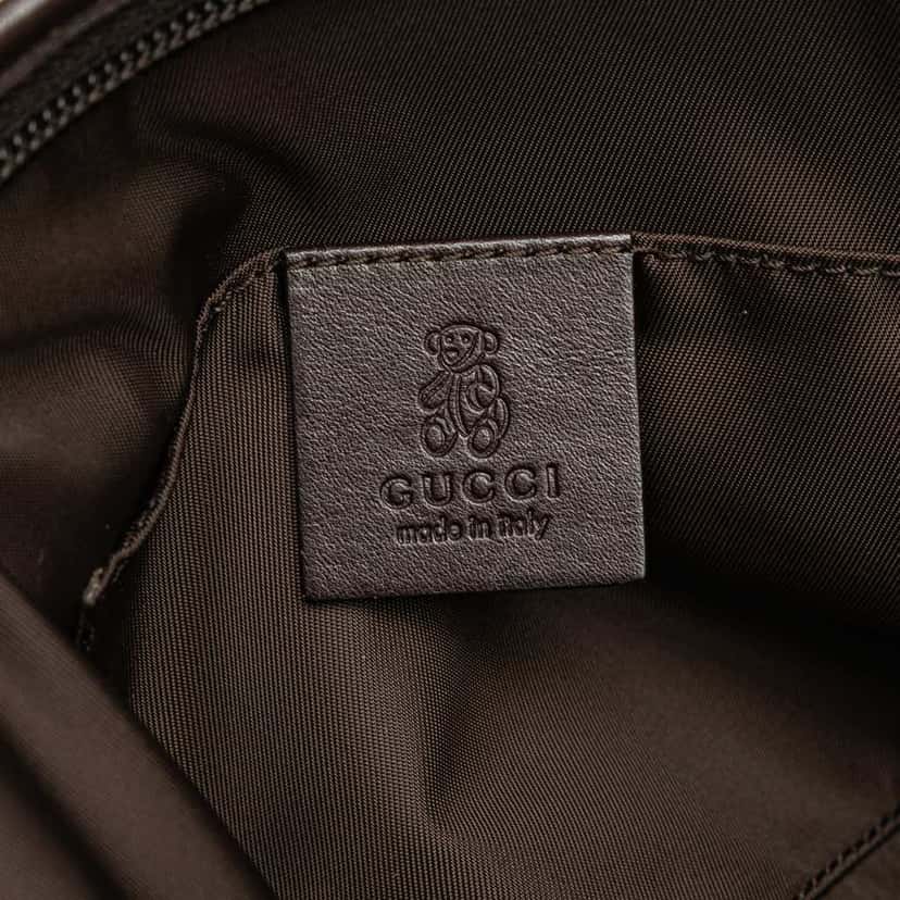 Gucci Mini GG Canvas Web Childrens Handbag Brown Canvas Good condition - Box View