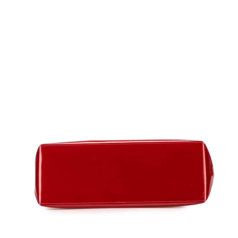 Louis Vuitton Monogram Vernis Wilshire PM Red Leather Good condition - Inside View