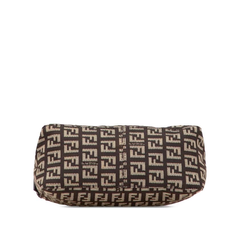 Fendi Zucchino Canvas Handbag Brown Canvas Good condition - Inside View