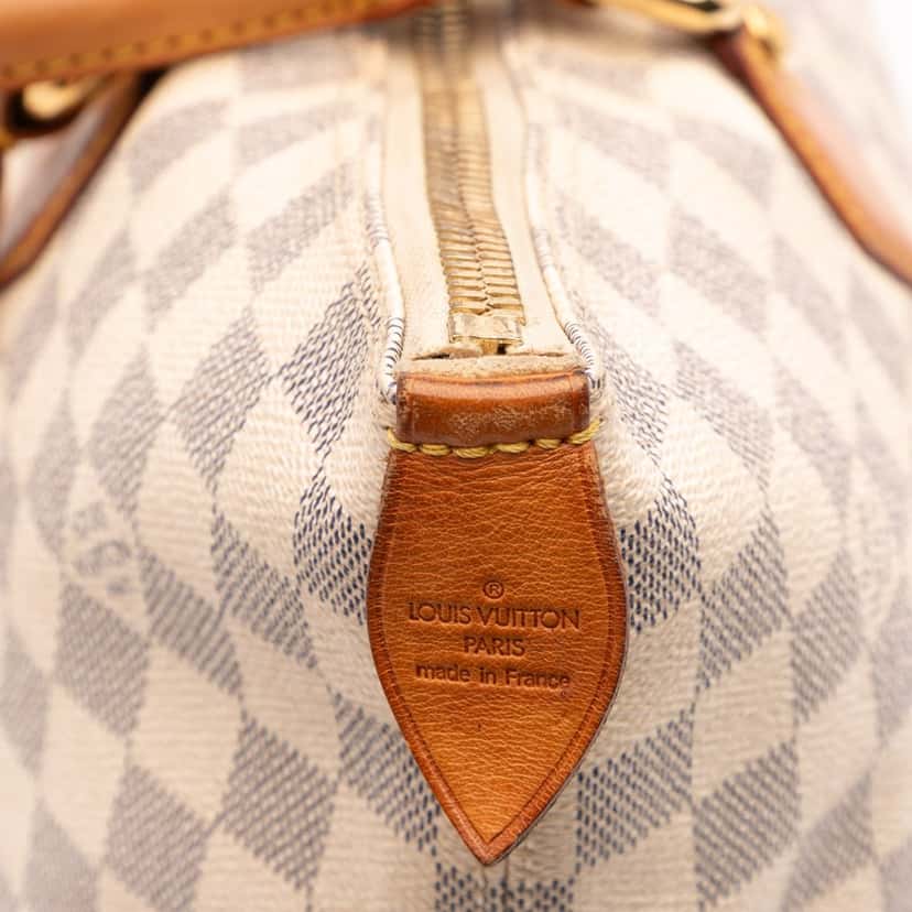 Louis Vuitton Damier Azur Saleya MM White Canvas Good condition - Box View