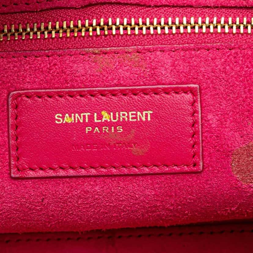Saint Laurent Smooth Leather Le 5 a 7 Shoulder Bag Pink Leather Very good condition - Box View