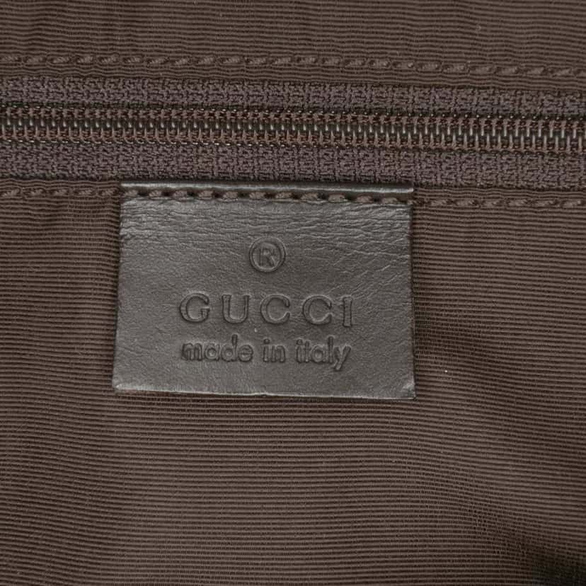 Gucci GG Canvas Web Jackie Shoulder Bag Brown Canvas Good condition - Box View