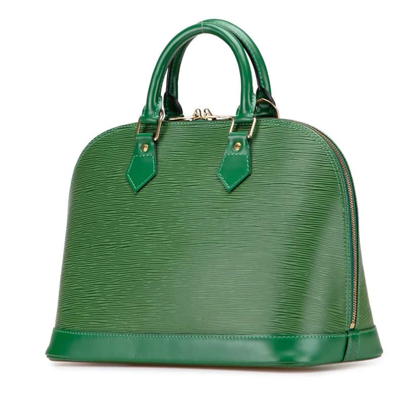 Louis Vuitton Epi Alma PM Green Leather Good condition - Back View