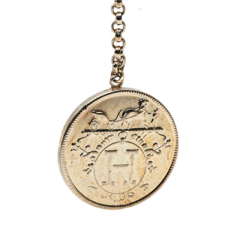 Hermès Sterling Silver and 18K Rose Gold Ex Libris Swing Earrings Silver Silver Good condition - Inside View