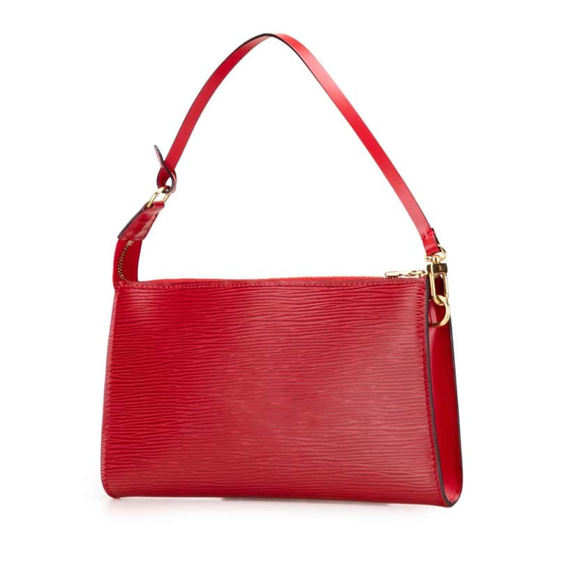 Louis Vuitton Epi Pochette Accessoires Red Leather Good condition - Back View