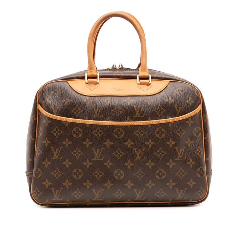 Louis Vuitton Monogram Deauville Brown Canvas Good condition - Front View