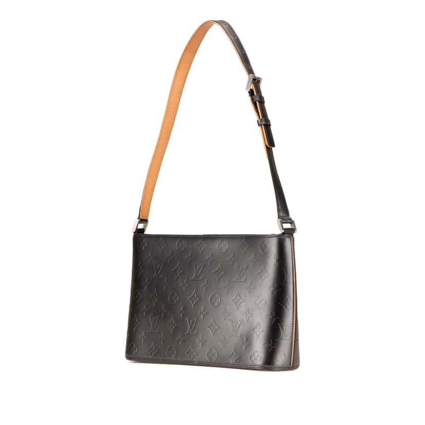 Louis Vuitton Monogram Mat Alston Grey Leather Good condition - Back View