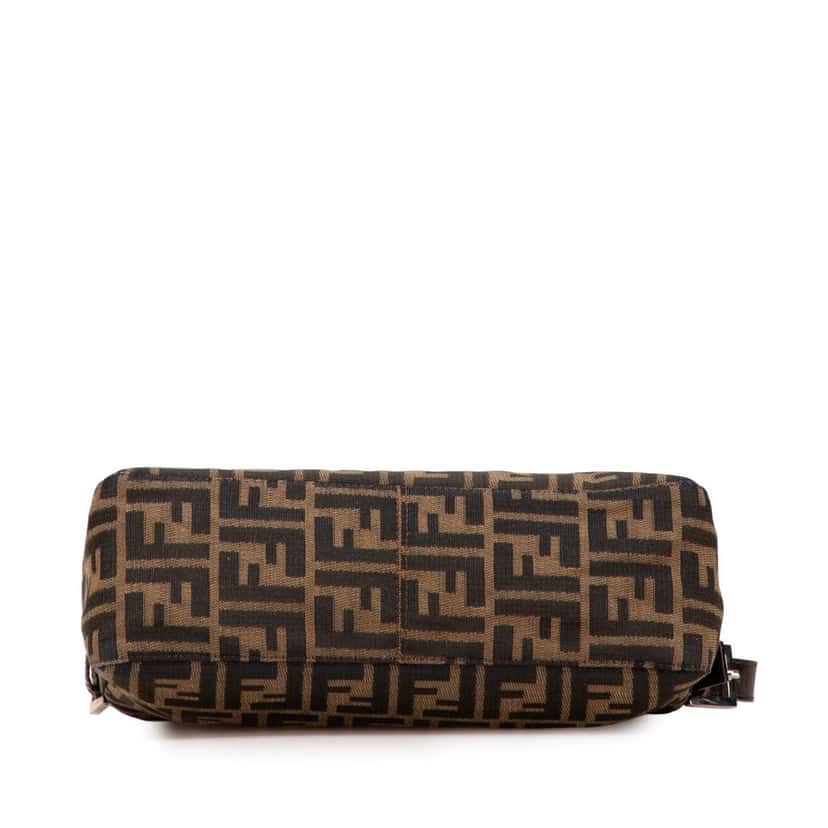 Fendi Zucca Canvas Shoulder Bag Brown Canvas Good condition - Inside View