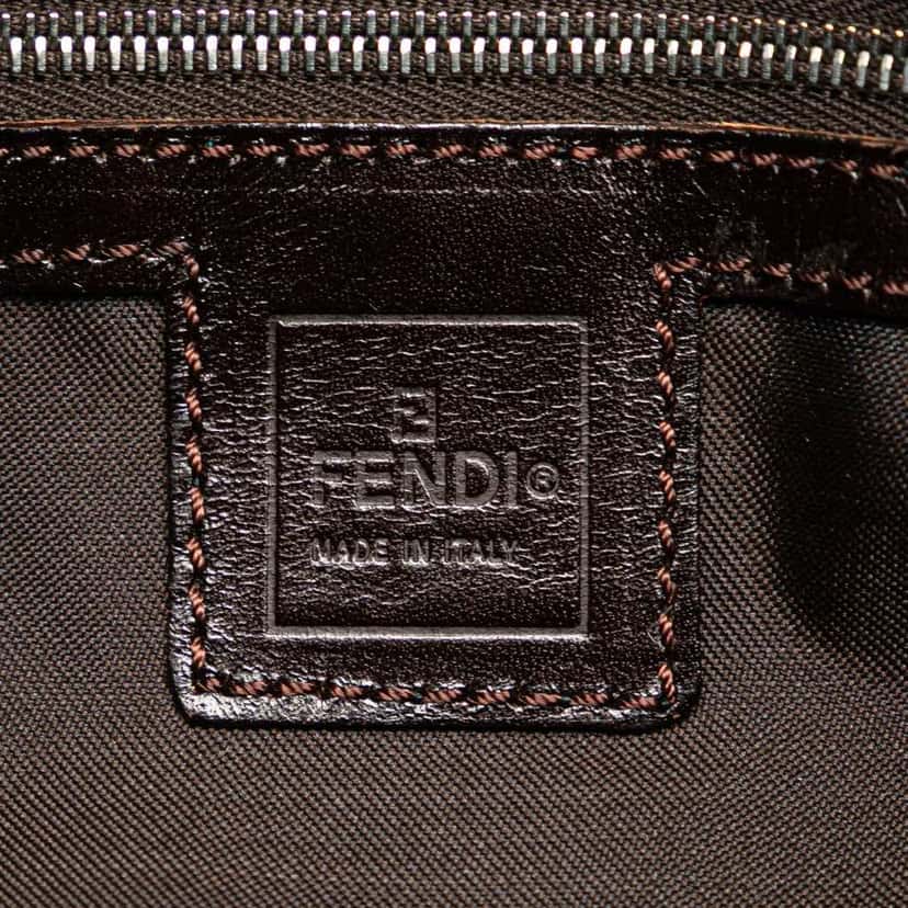 Fendi Zucca Canvas Shoulder Bag Brown Canvas Good condition - Box View