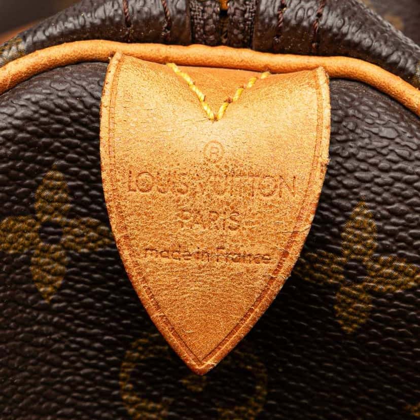 Louis Vuitton Monogram Speedy 35 Brown Canvas Good condition - Box View