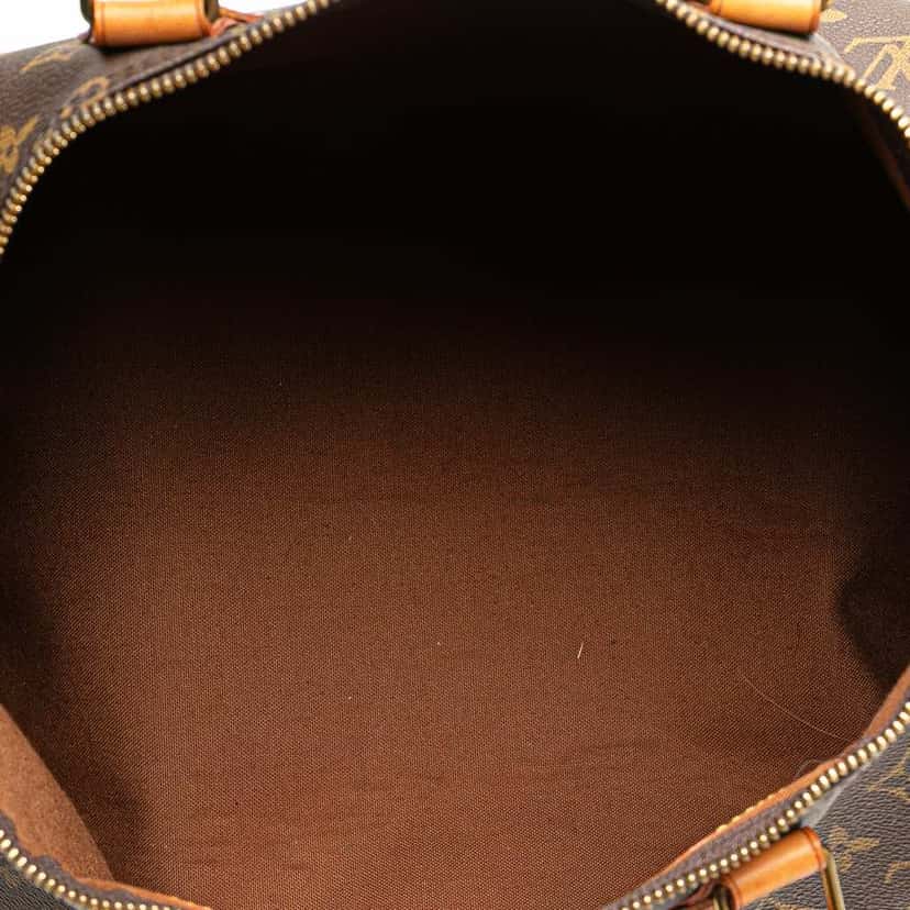 Louis Vuitton Monogram Speedy 35 Brown Canvas Good condition - Model View