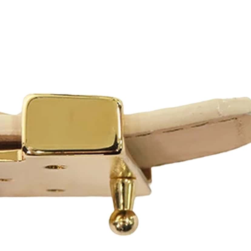 Louis Vuitton Damier Azur Initiales Belt White Canvas Good condition - Model View