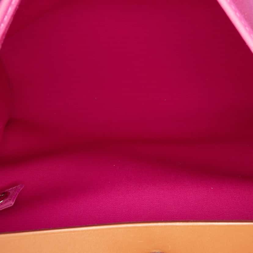 Hermès Toile Herbag Zip 31 Pink Canvas Good condition - Model View