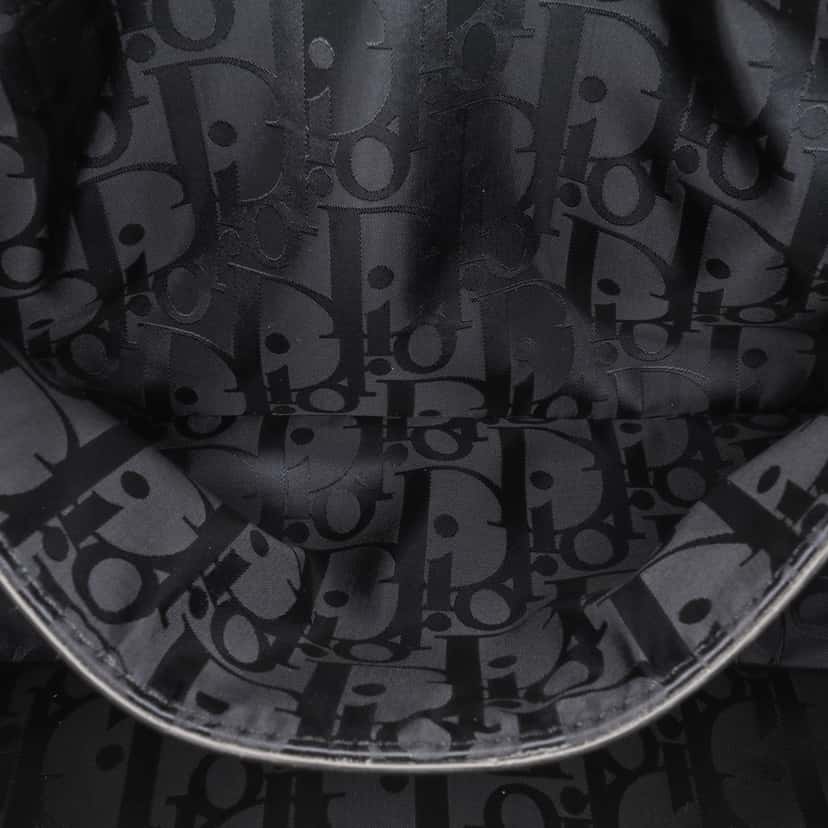 Dior Grained Calfskin Hit The Road Bag Black Leather Good condition - Box View