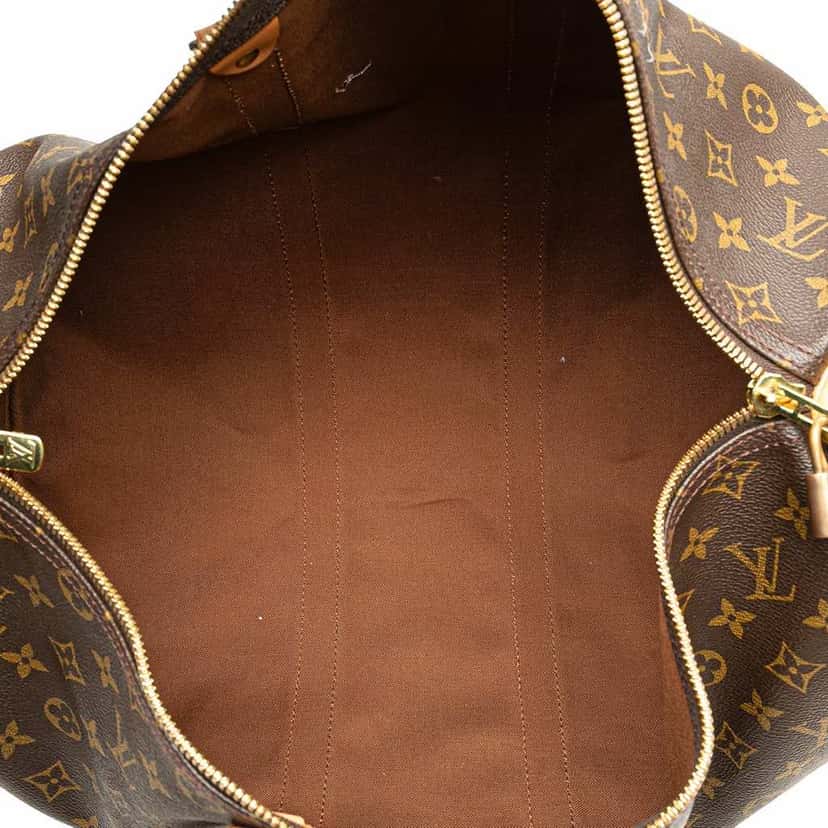 Louis Vuitton Monogram Keepall 45 Brown Canvas Good condition - Model View
