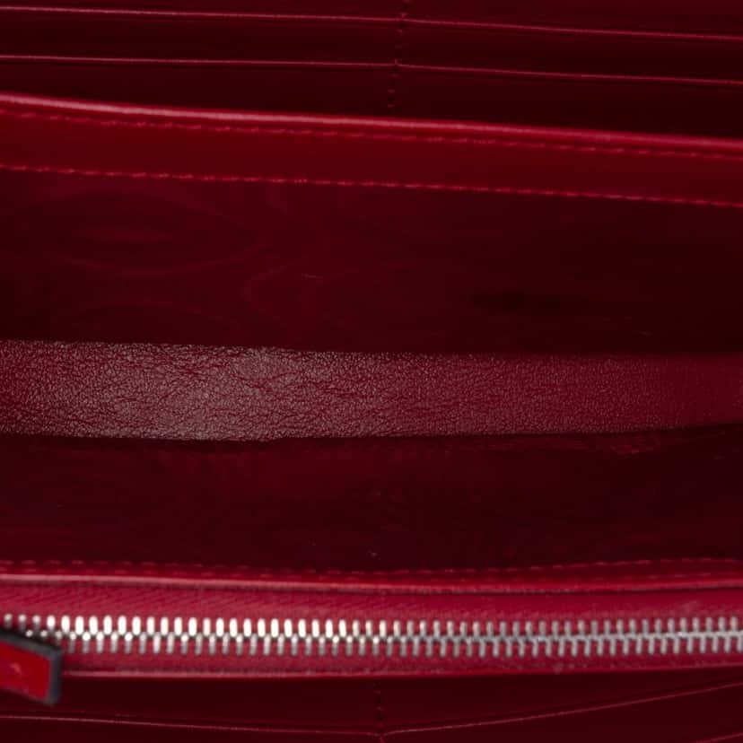 Gucci GG Marmont Matelasse Diagonal Canvas Chain Wallet Pink Canvas Good condition - Model View