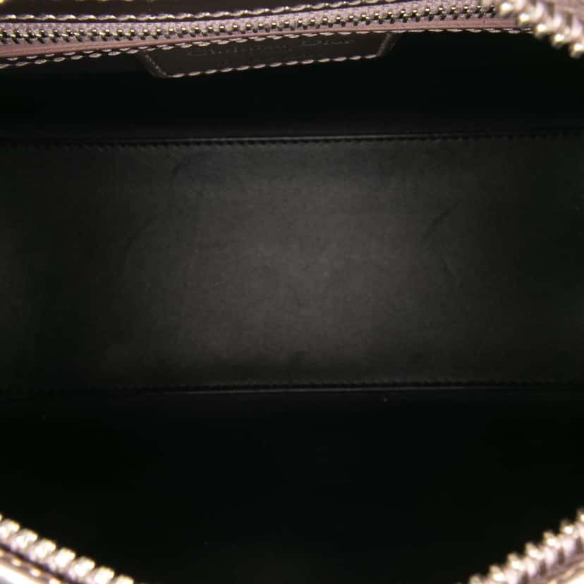 Dior Medium Metallic Patent Microcannage Lady Dior Pink Leather Good condition - Model View