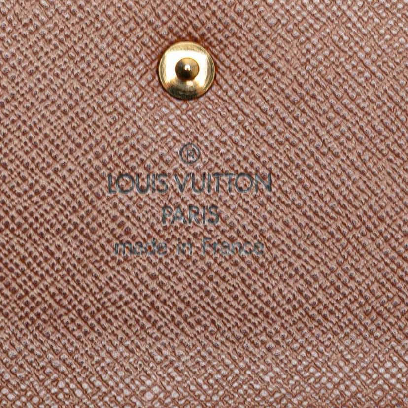 Louis Vuitton Monogram Sarah Long Wallet Brown Canvas Good condition - Box View