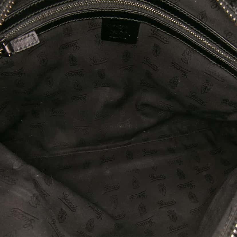 Gucci GG Imprime Studded Shoulder Bag Black Canvas Good condition - Model View