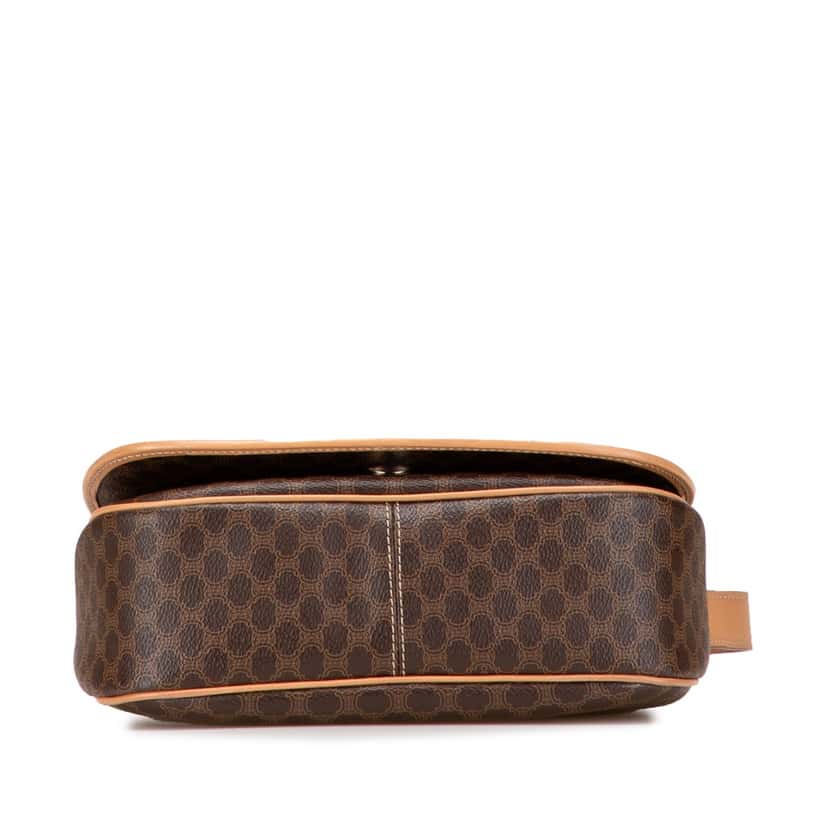 Celine Macadam Coated Canvas Crossbody Brown Canvas Good condition - Inside View